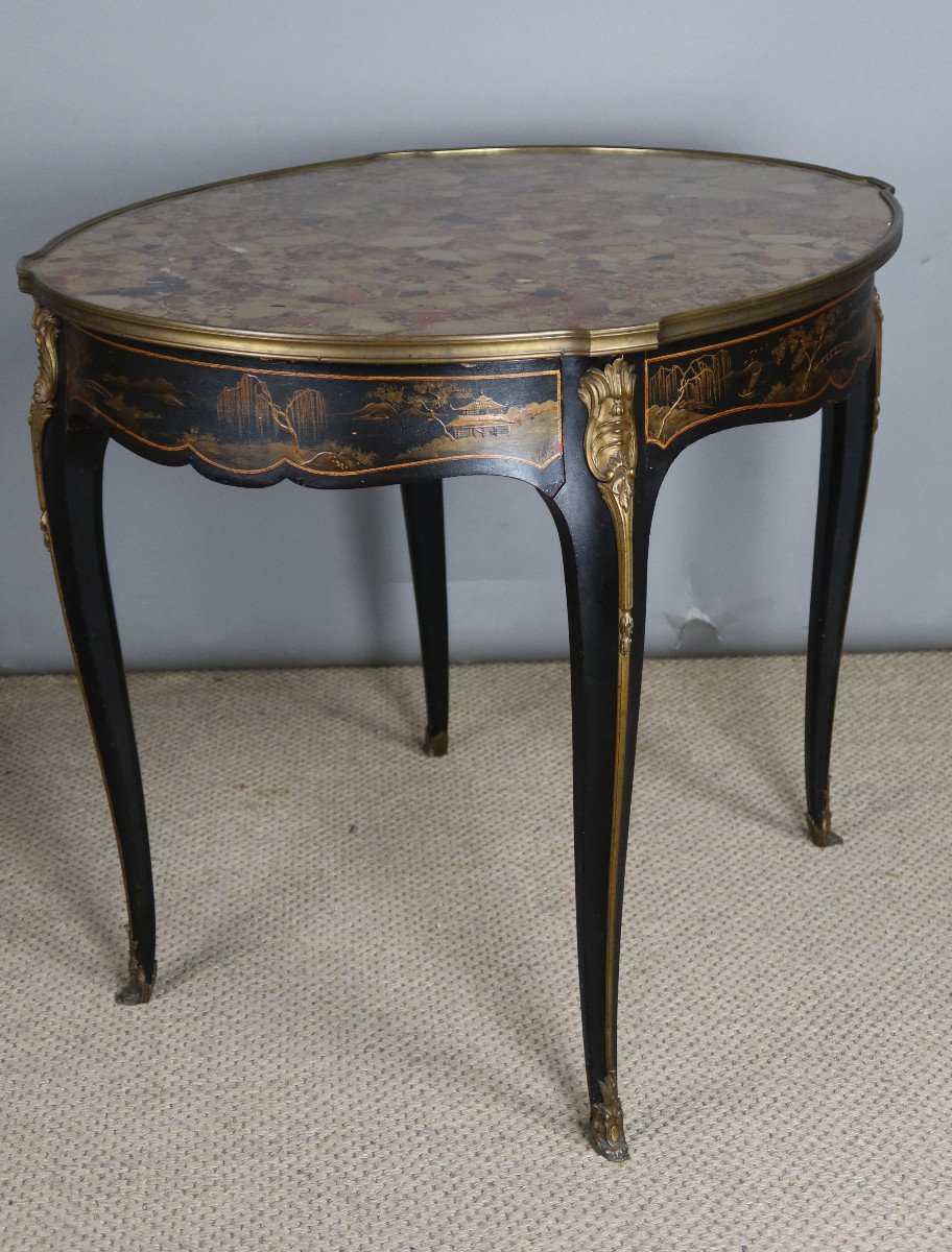 Lacquered Gueridon Table -photo-2