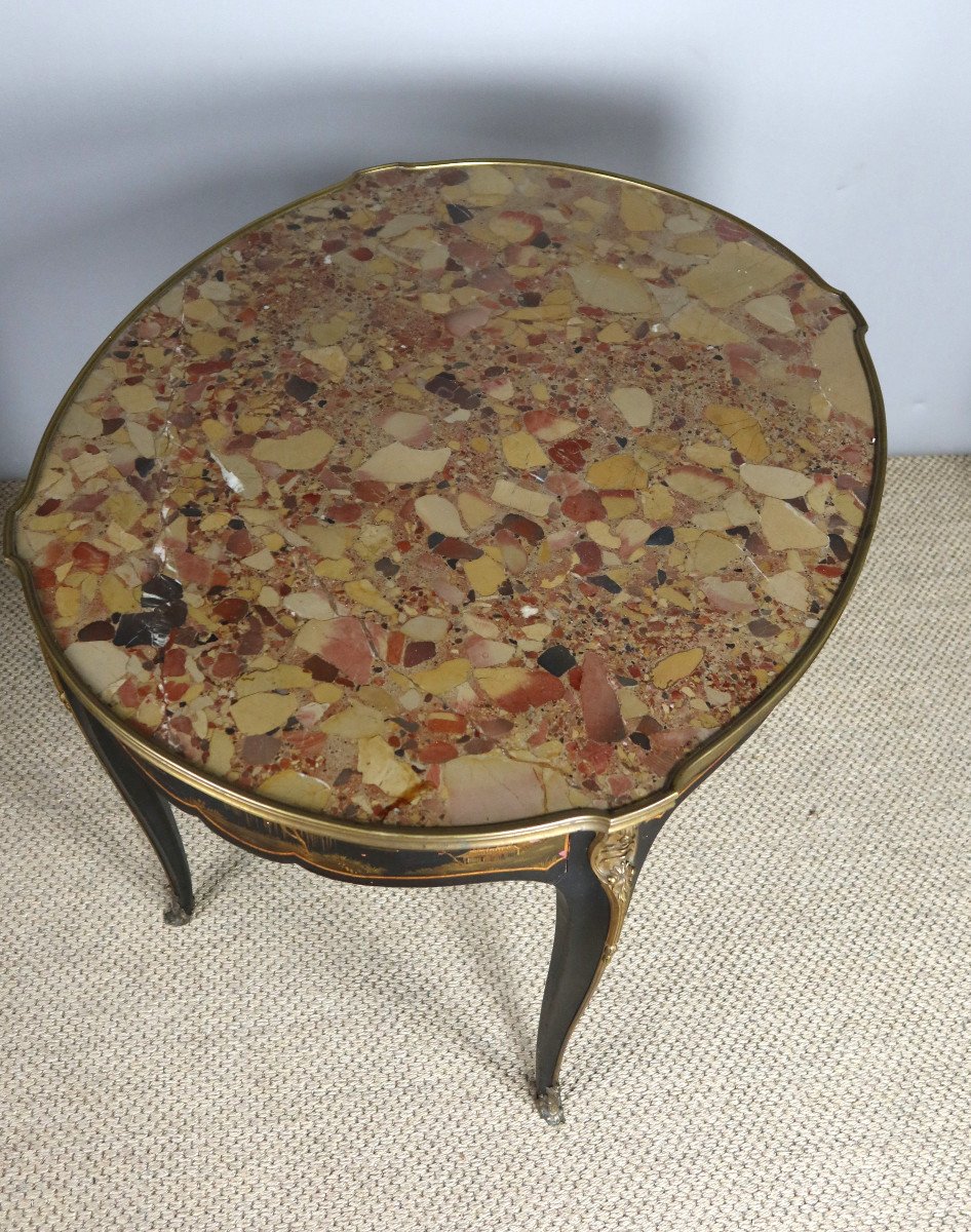 Lacquered Gueridon Table -photo-5