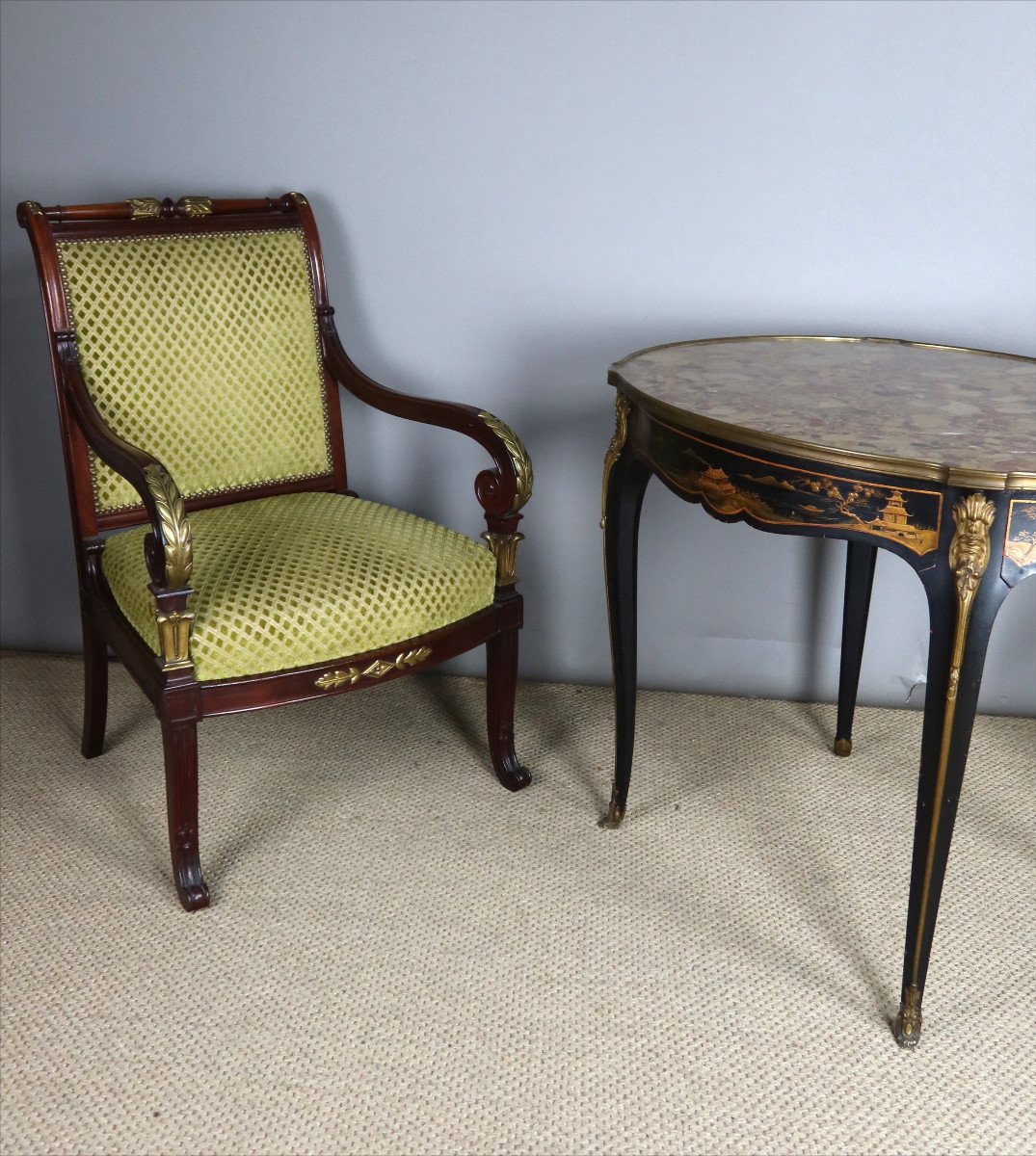 Pair Of 19th Century Armchairs-photo-1