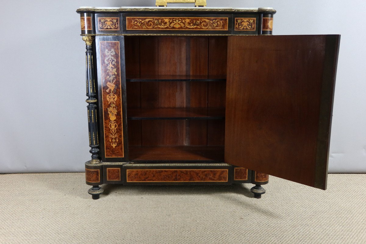 19th Century Marquetry Sideboard-photo-6