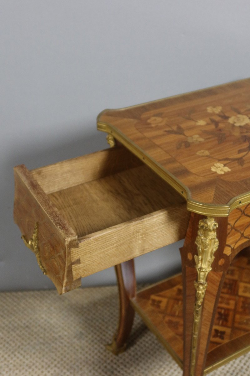 Louis XV Style Side Table-photo-1