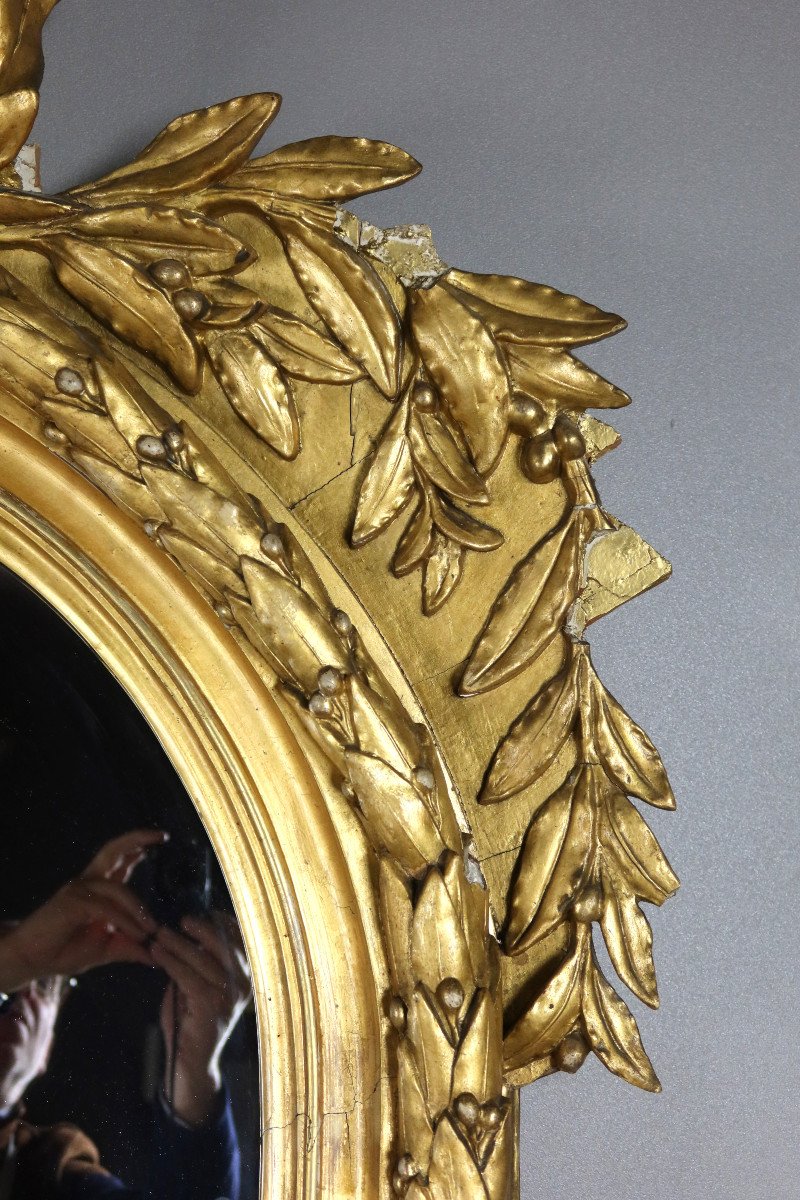 Large 19th Century Golden Mirror-photo-4