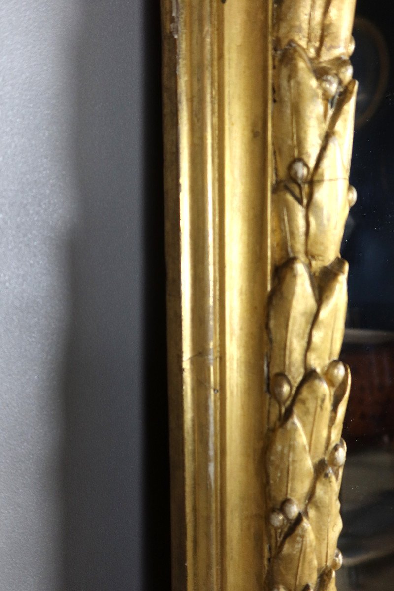 Large 19th Century Golden Mirror-photo-5