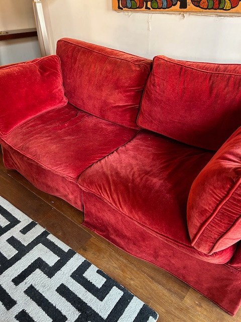 Pair Of Vintage Sofas -photo-1