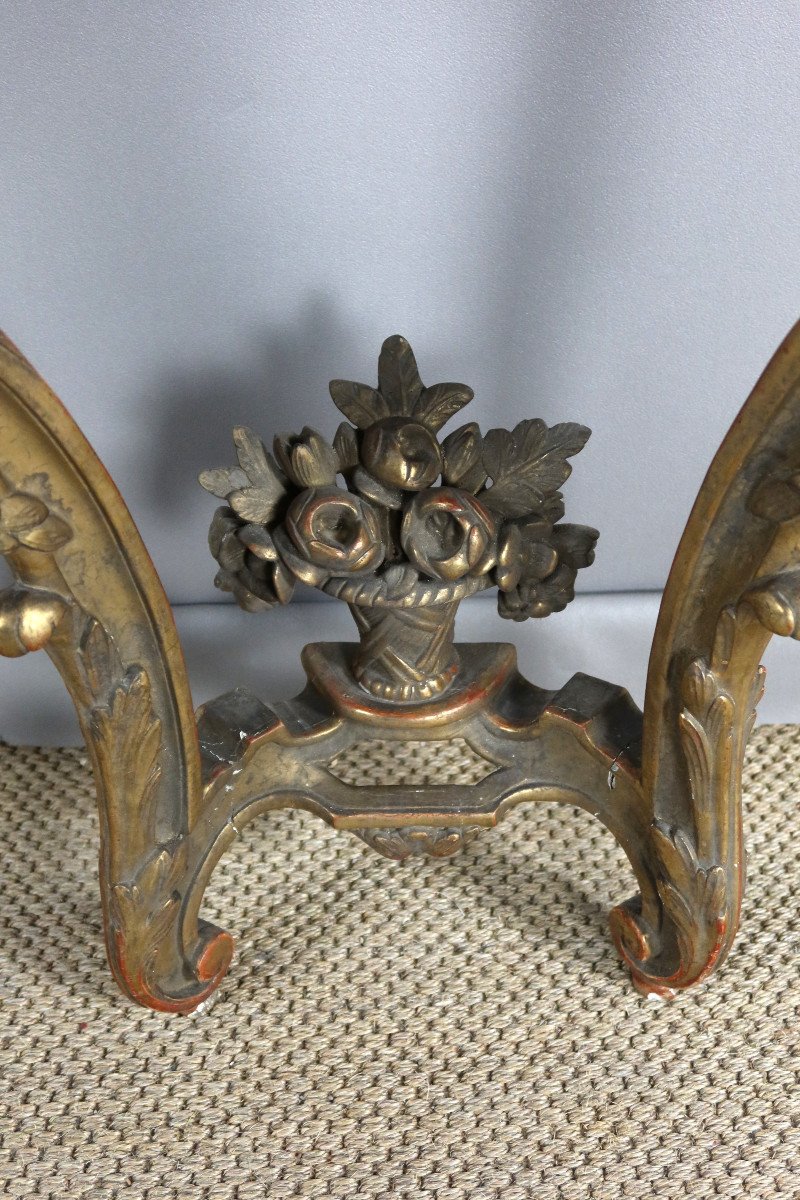 Louis XV Gilded Wood Console-photo-1