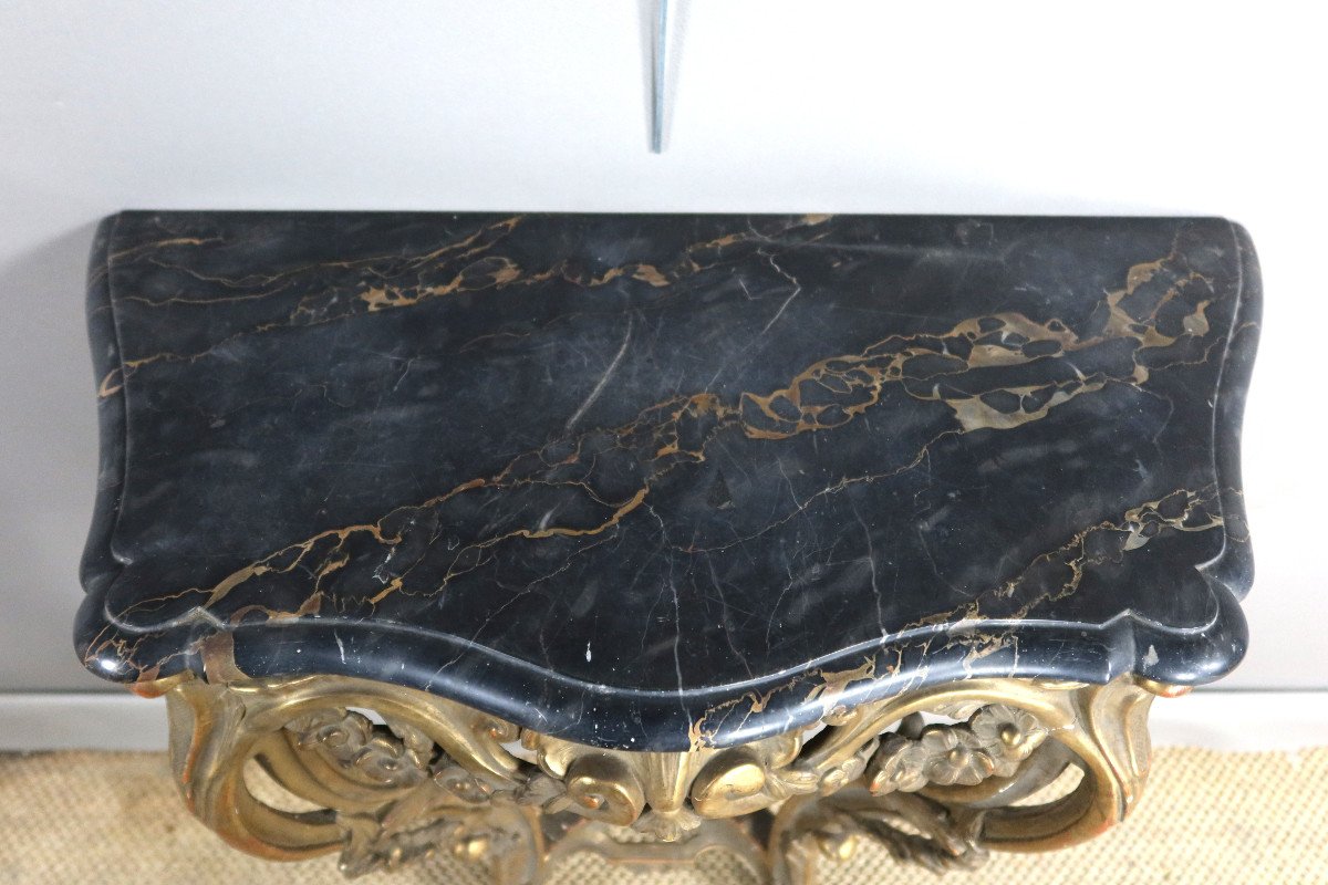 Louis XV Gilded Wood Console-photo-4