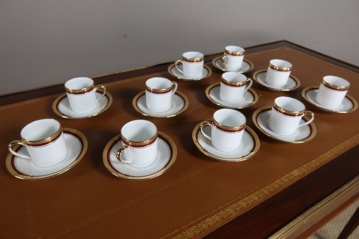 Tasses à Café En Porcelaine de Limoges