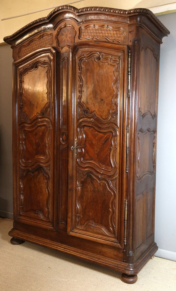 Grande Armoire Lyonnaise XVIIIème Siècle-photo-1