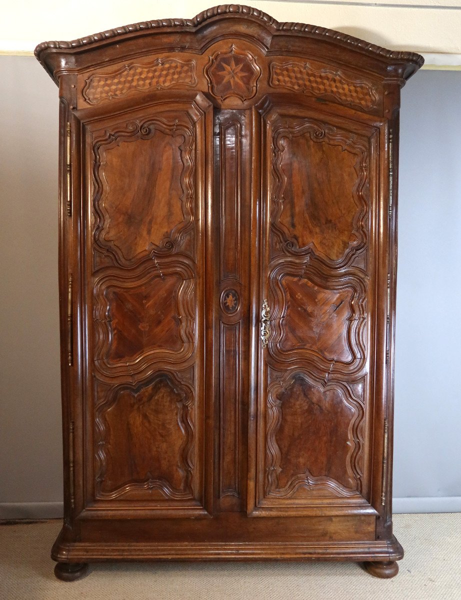 Grande Armoire Lyonnaise XVIIIème Siècle-photo-8