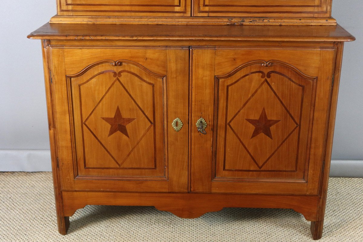 19th Century Walnut Display Cabinet-photo-4