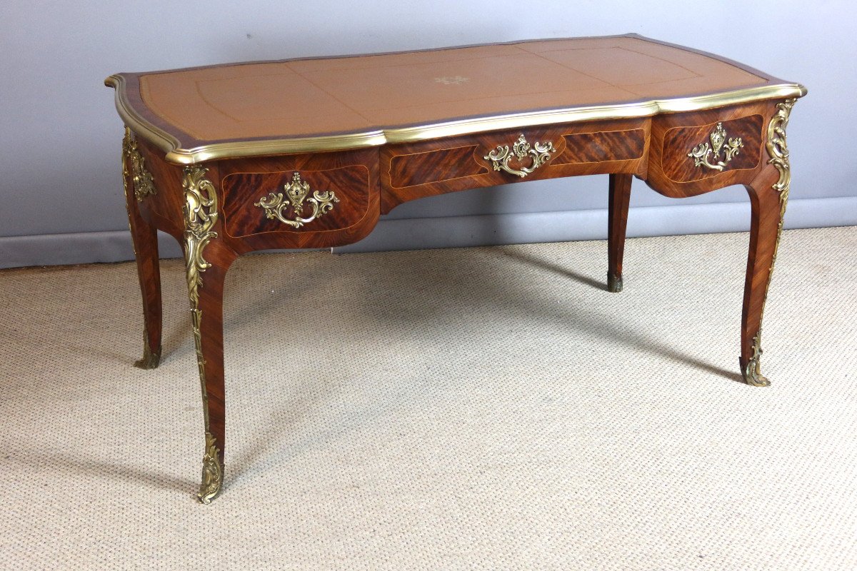 Louis XV Desk, 19th Century-photo-2