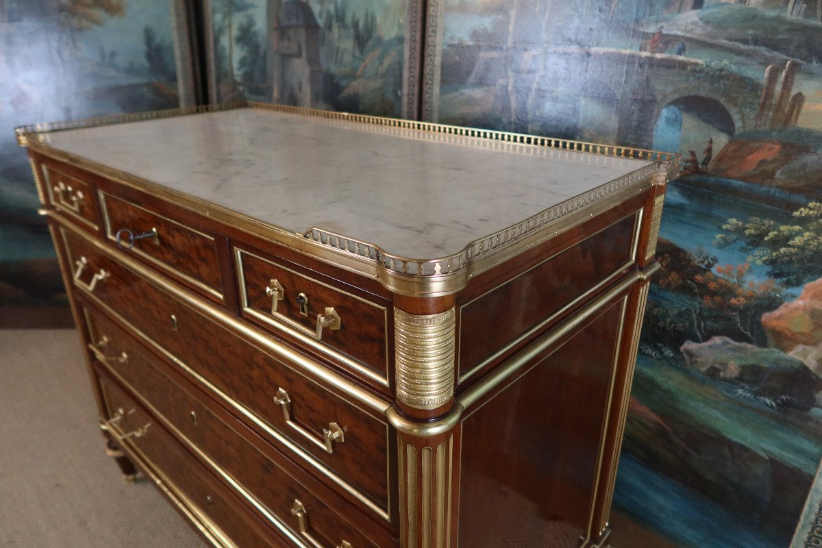 Commode Louis XVI époque XVIIIème Siècle-photo-3