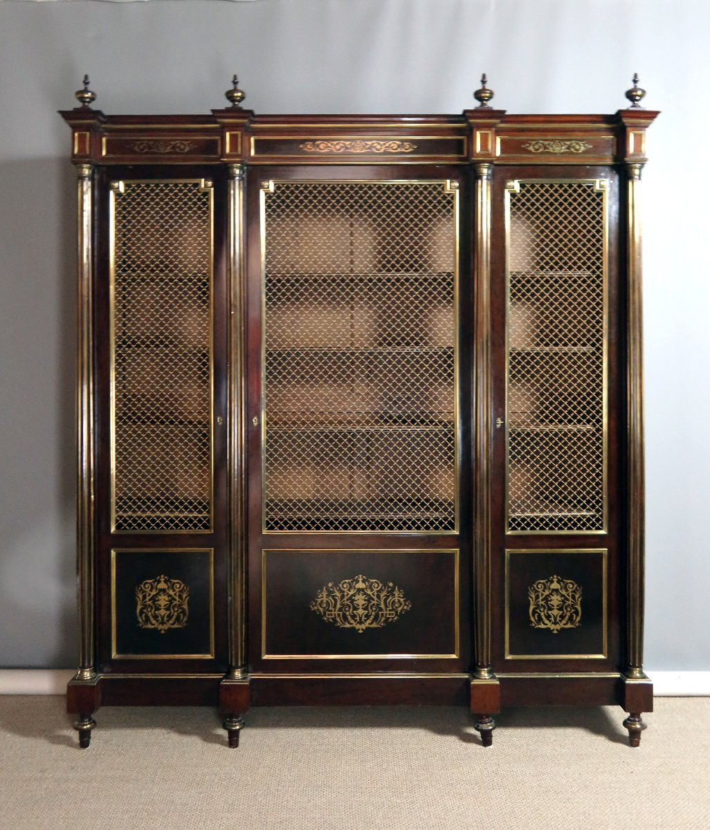 Napoleon III Display Cabinet Library-photo-4