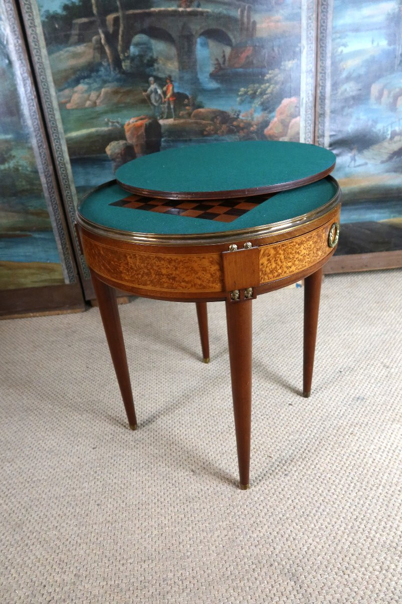 Table à Jeux En Loupe Des Années 1940-photo-3