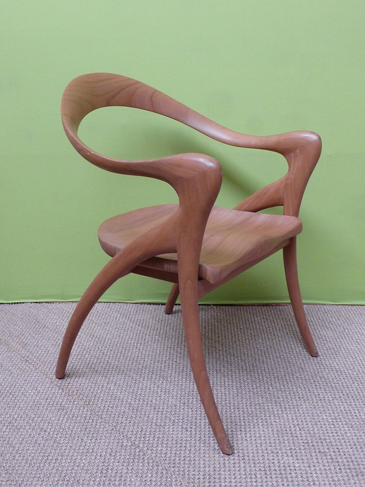 Pair Of Teak Armchairs-photo-3