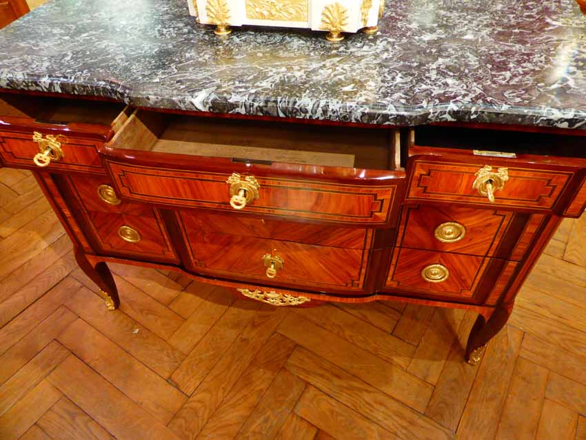 Marquetry Commode Mark De Birckle-photo-3