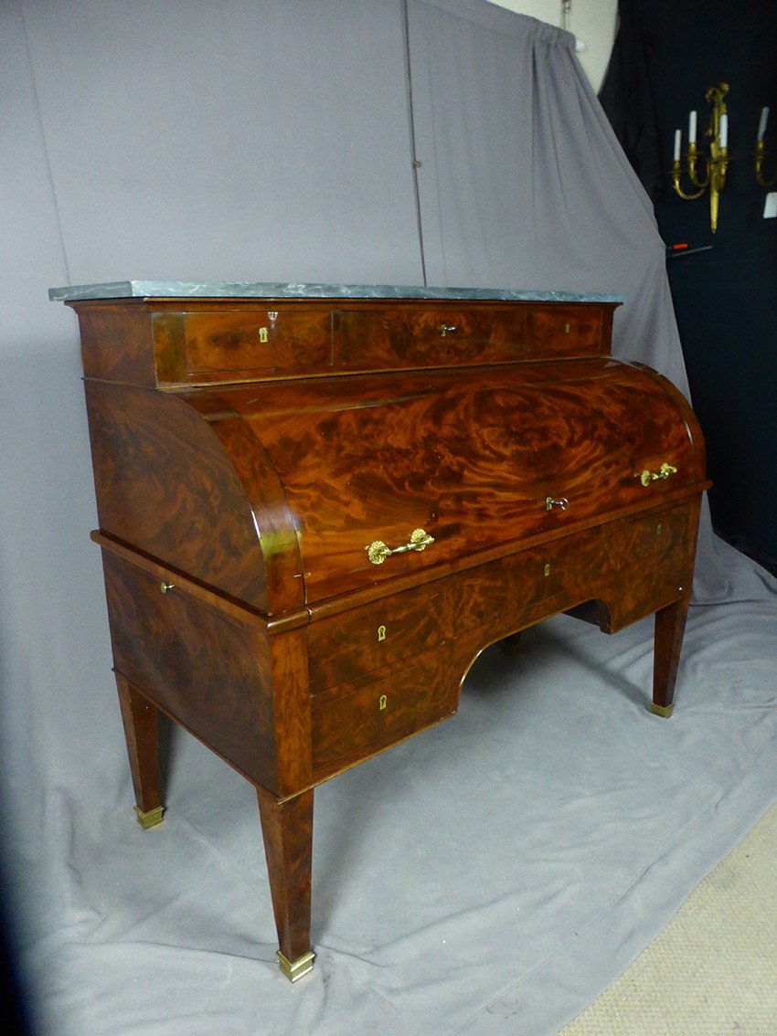 Mahogany Cylinder Desk XIX