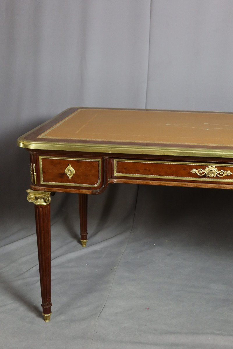 Desk Louis XVI Speckled Mahogany XIX-photo-4