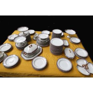 Porcelain Service 63 Pieces Raynaud Limoges