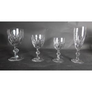 Crystal Glasses Service 51 Pieces