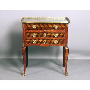 Cube Marquetry Coffee Table