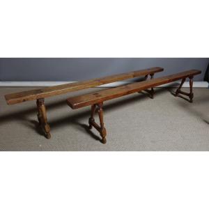 Pair Of 19th Century Benches 