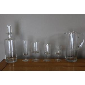 Service De Verres Style Art Déco 50 pièces