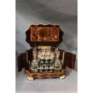 Napoleon III Marquetry Liqueur Cellar