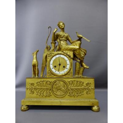 Pendulum Gilt Bronze Empire Era