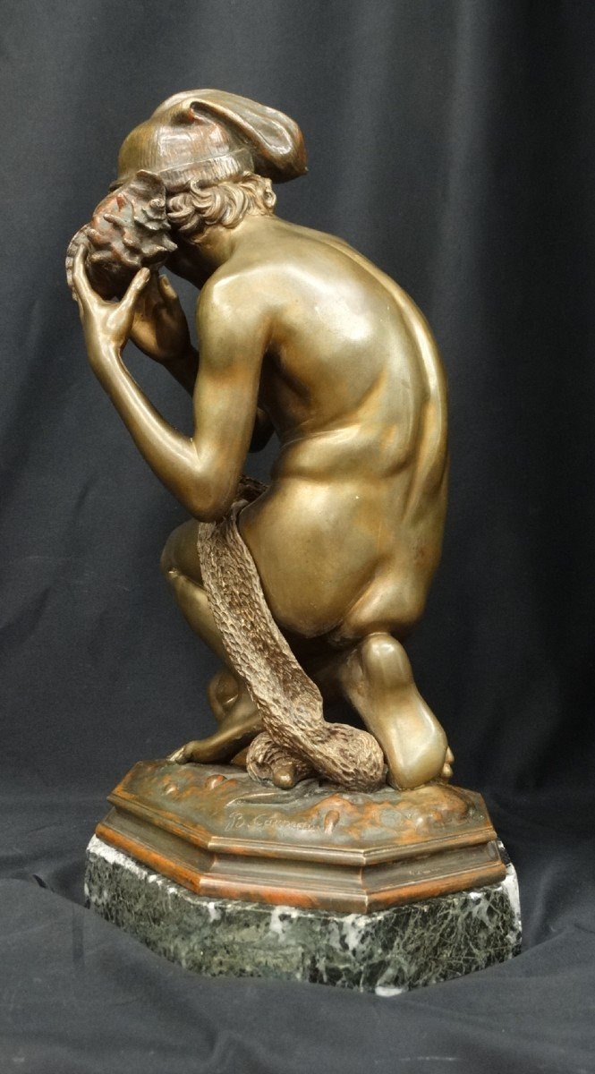 "le pêcheur Napolitain" bronze par Jean-Baptiste Carpeaux -photo-4