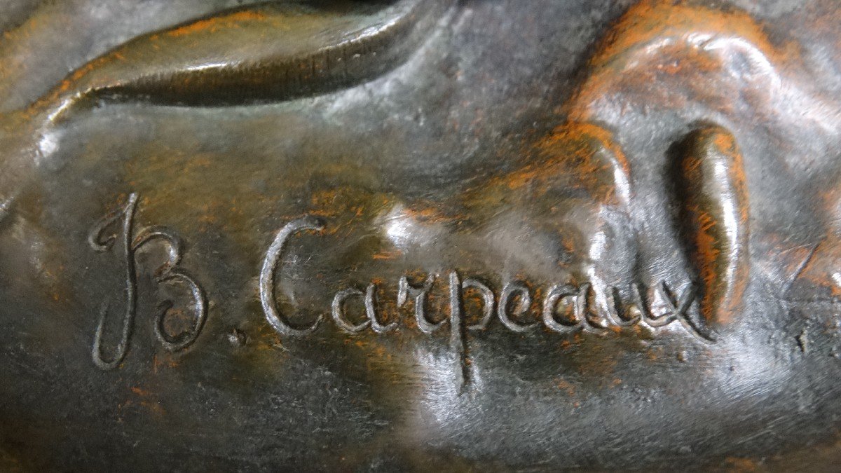 "le pêcheur Napolitain" bronze par Jean-Baptiste Carpeaux -photo-1