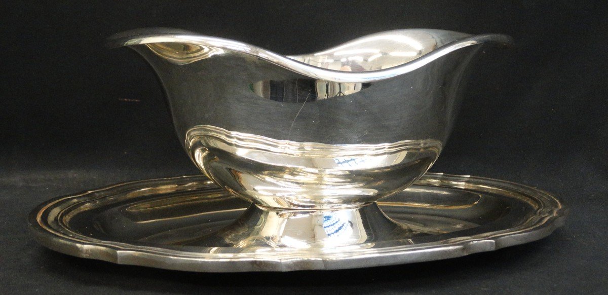 Christofle Silver-plated Sauce Boat-photo-2