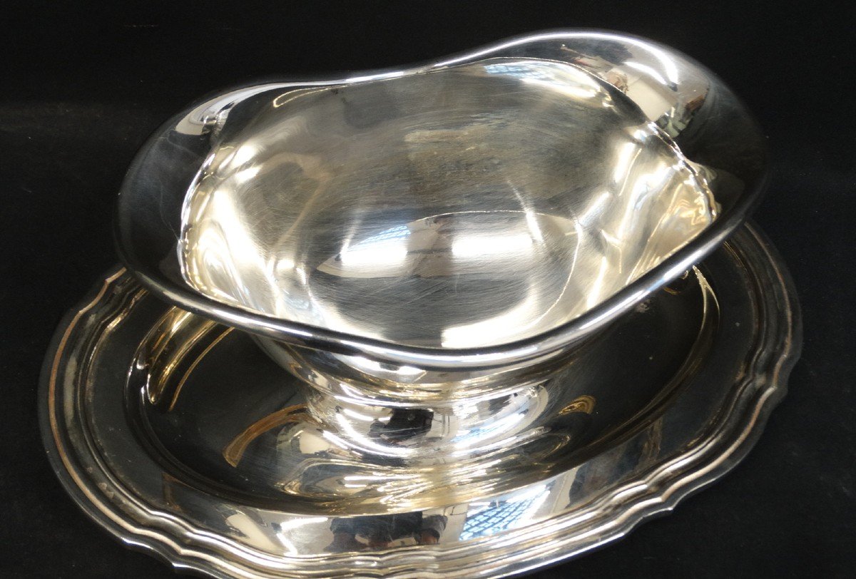 Christofle Silver-plated Sauce Boat-photo-3