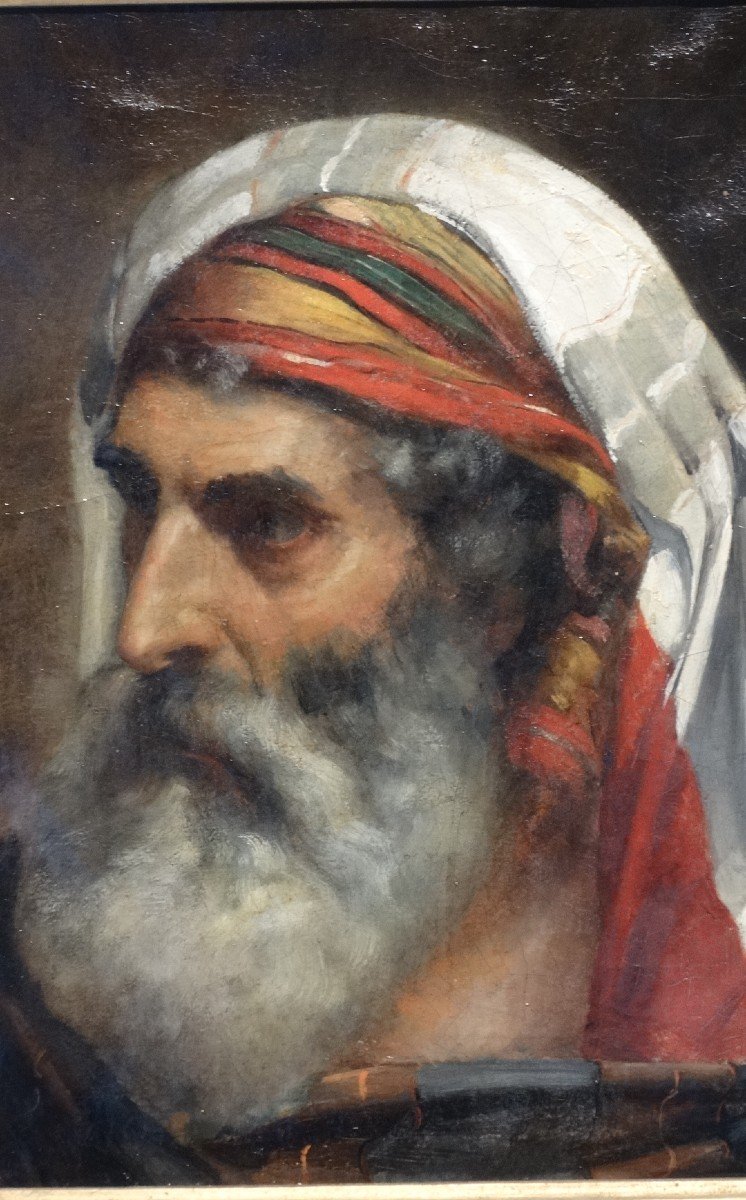 "orientalist Portrait" Oil On Canvas -photo-2