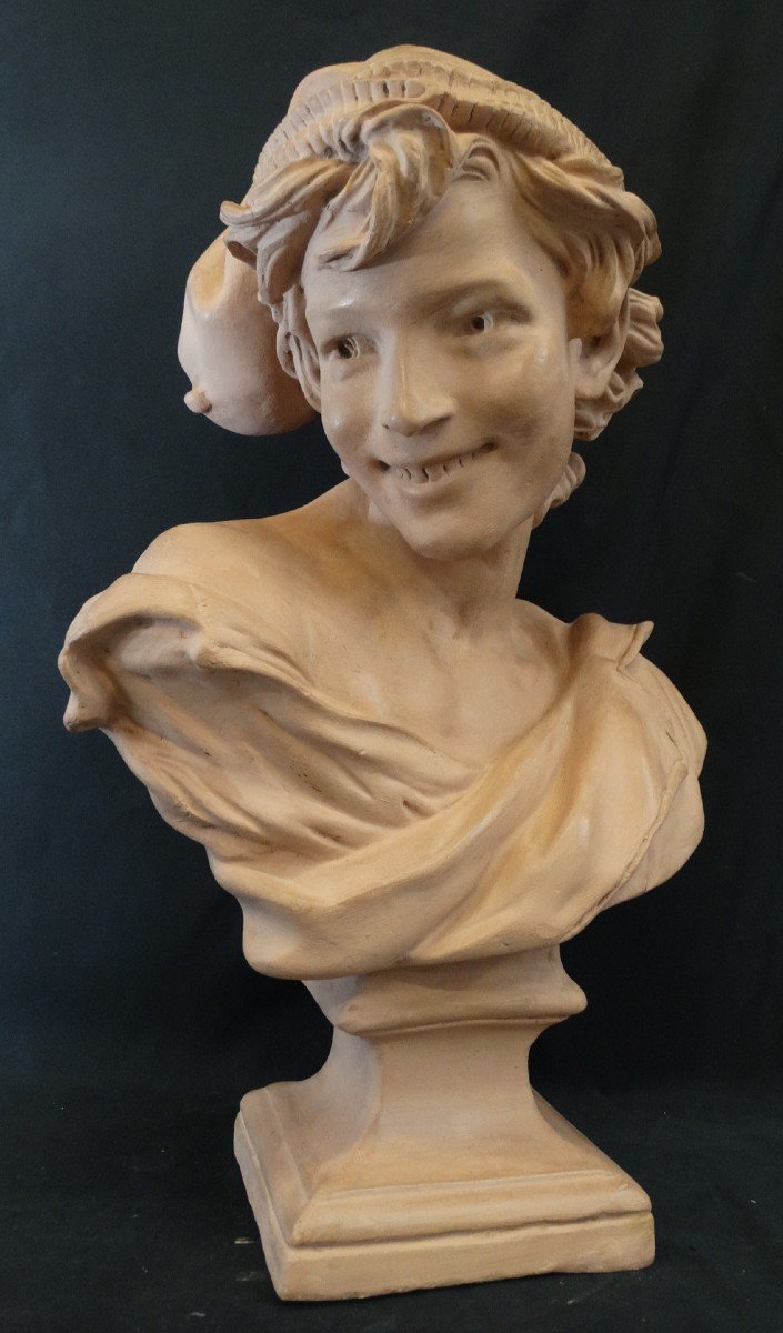 Buste du rieur Napolitain par JB Carpeaux