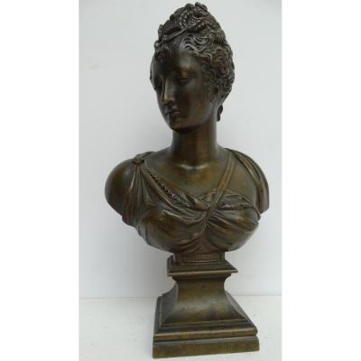 Young Woman Antique Bust