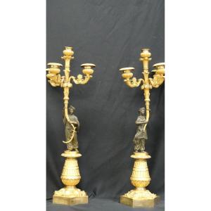 Orientalist Candelabra Restoration Period