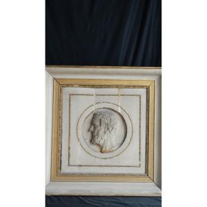 Medallion Portrait By Gustave Crauk (1827-1905)