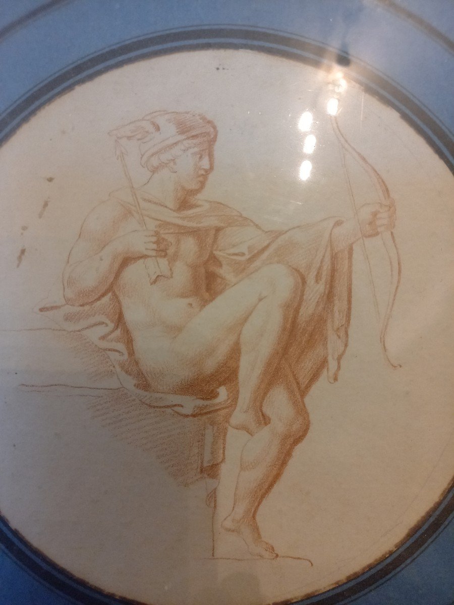 Hermes, Sanguine Late 18th Century -photo-3