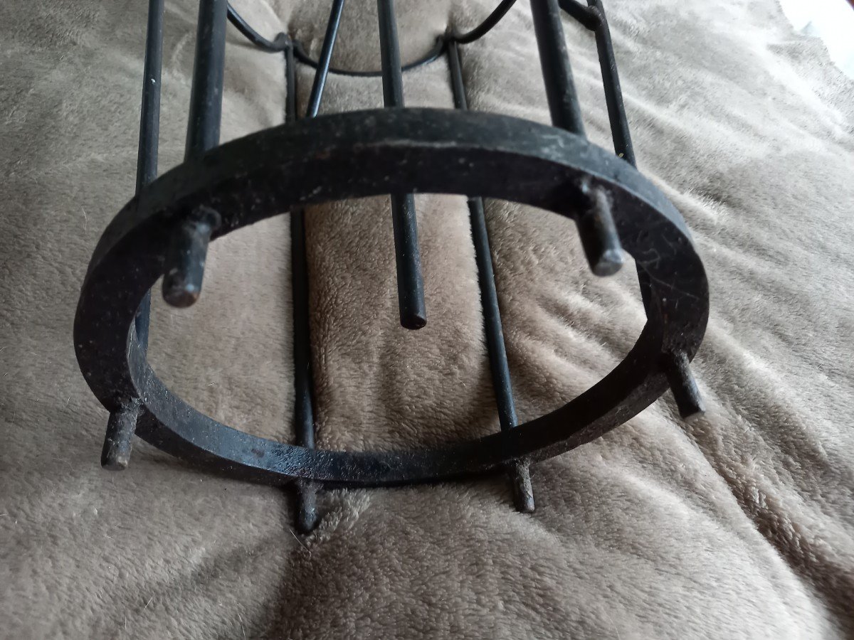 Wrought Iron Umbrella Stand 1950-photo-2