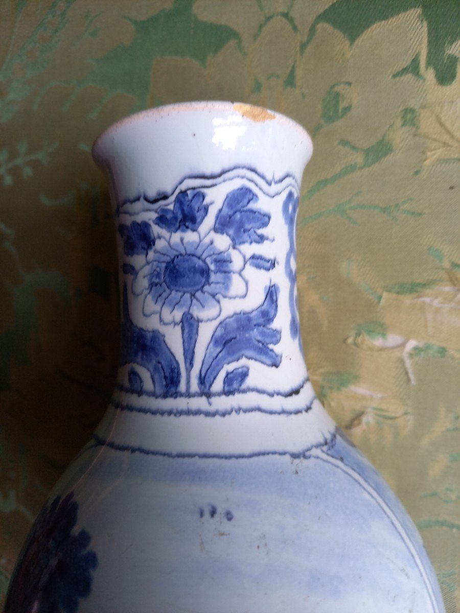 Small Bottle, Nevers Earthenware -photo-2