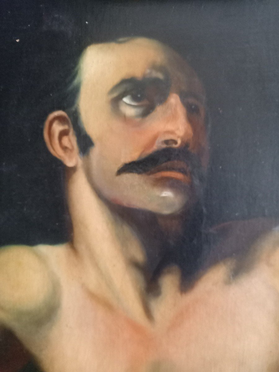 Academy Of Man, Oil On Canvas Dated 1909-photo-2