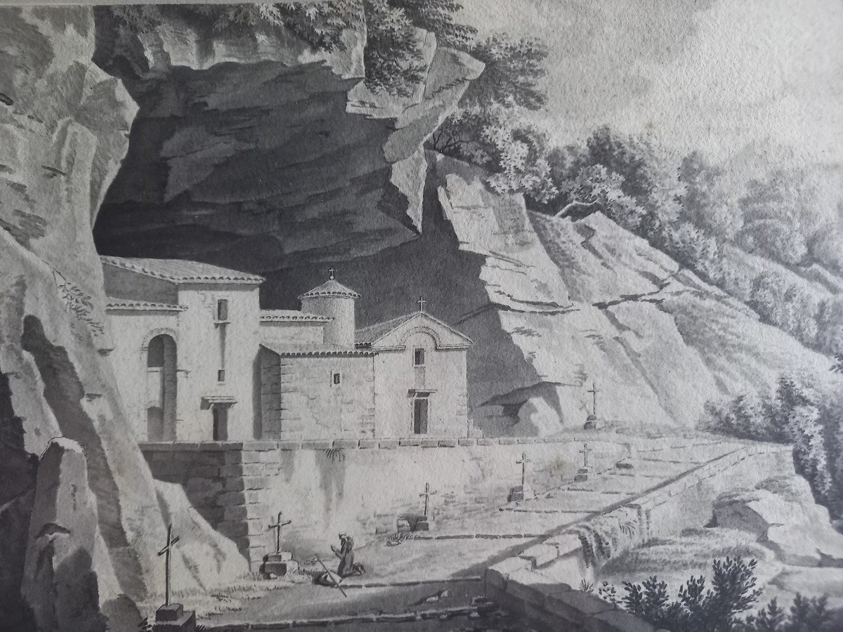 The Hermitage Of San Bartolomeo By Bourgeois Fidèle Constant 