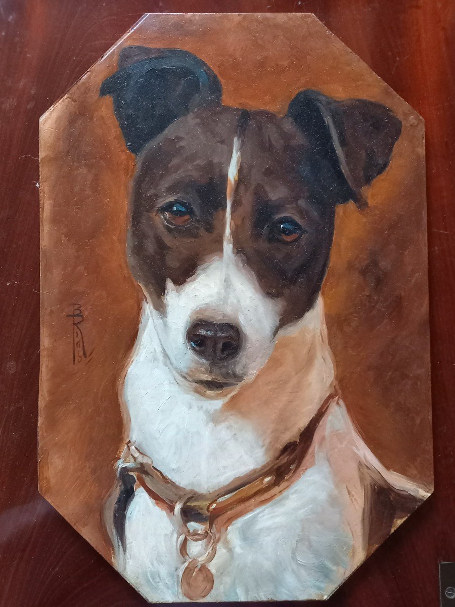 Portrait Of Jack Russel By Riab