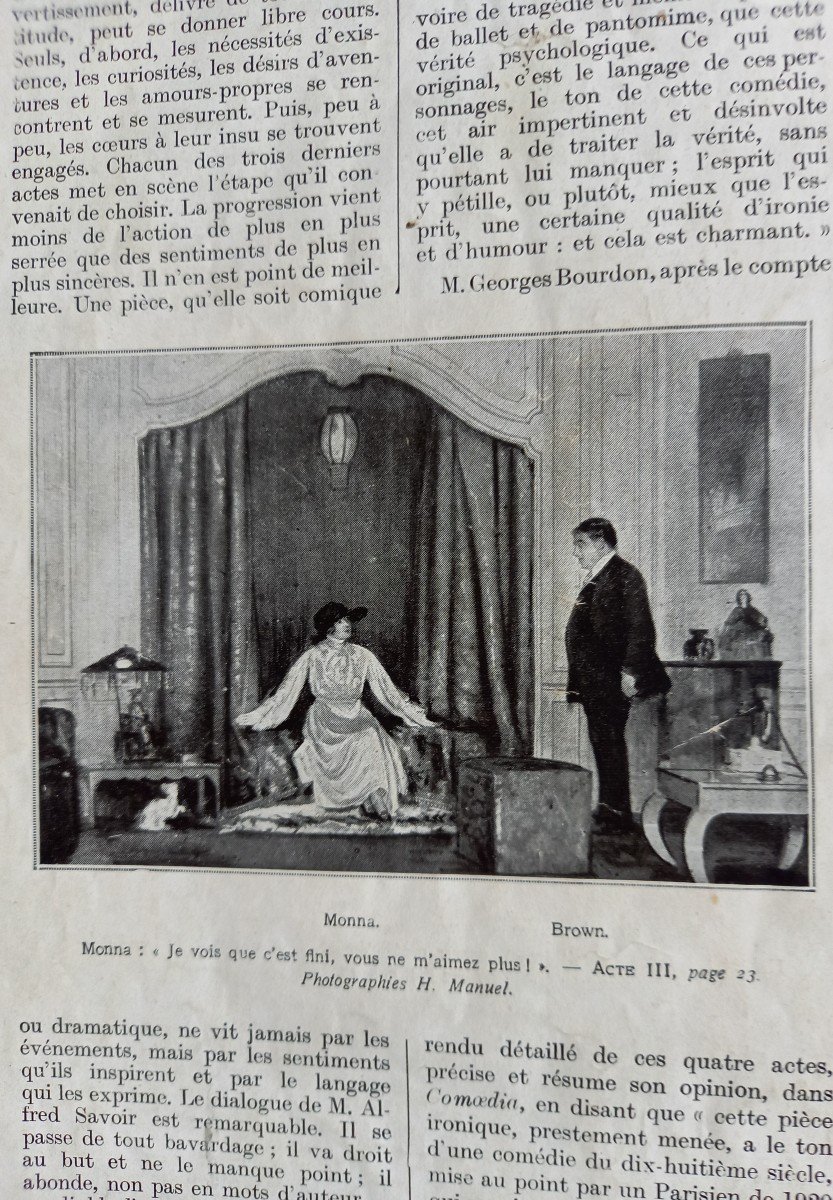 Alfred Savoir : " La Huitième Femme De Barbe Bleue " avec envoi de l'auteur -photo-3