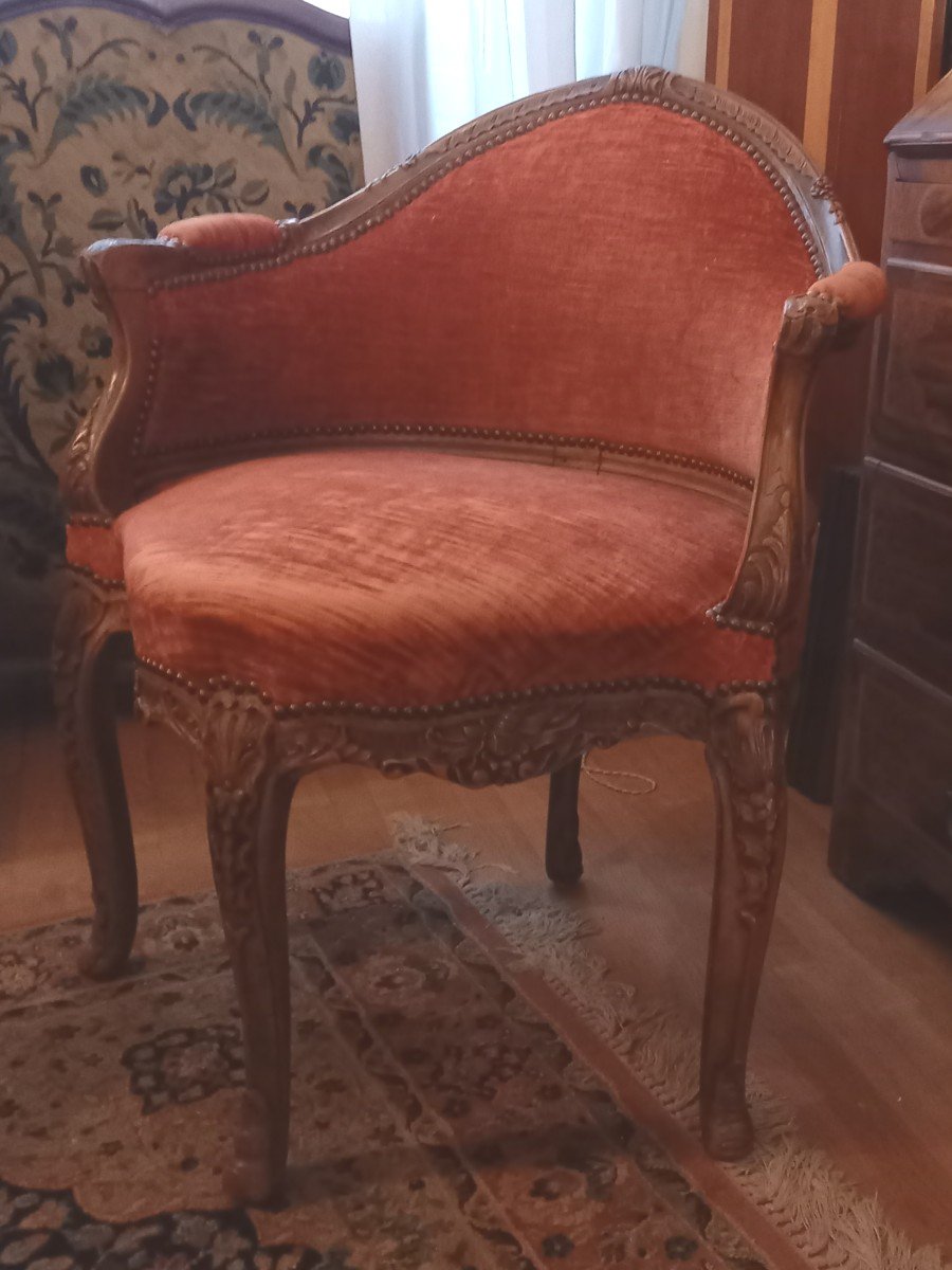 Fauteuil De Bureau  Louis XV 