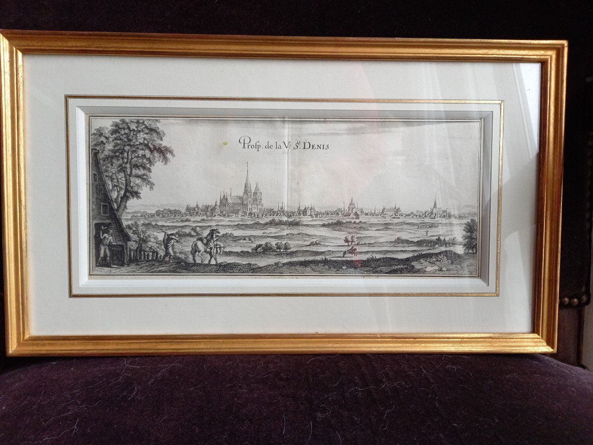 Perspective Of The City Of Saint Denis Par Merian-photo-2