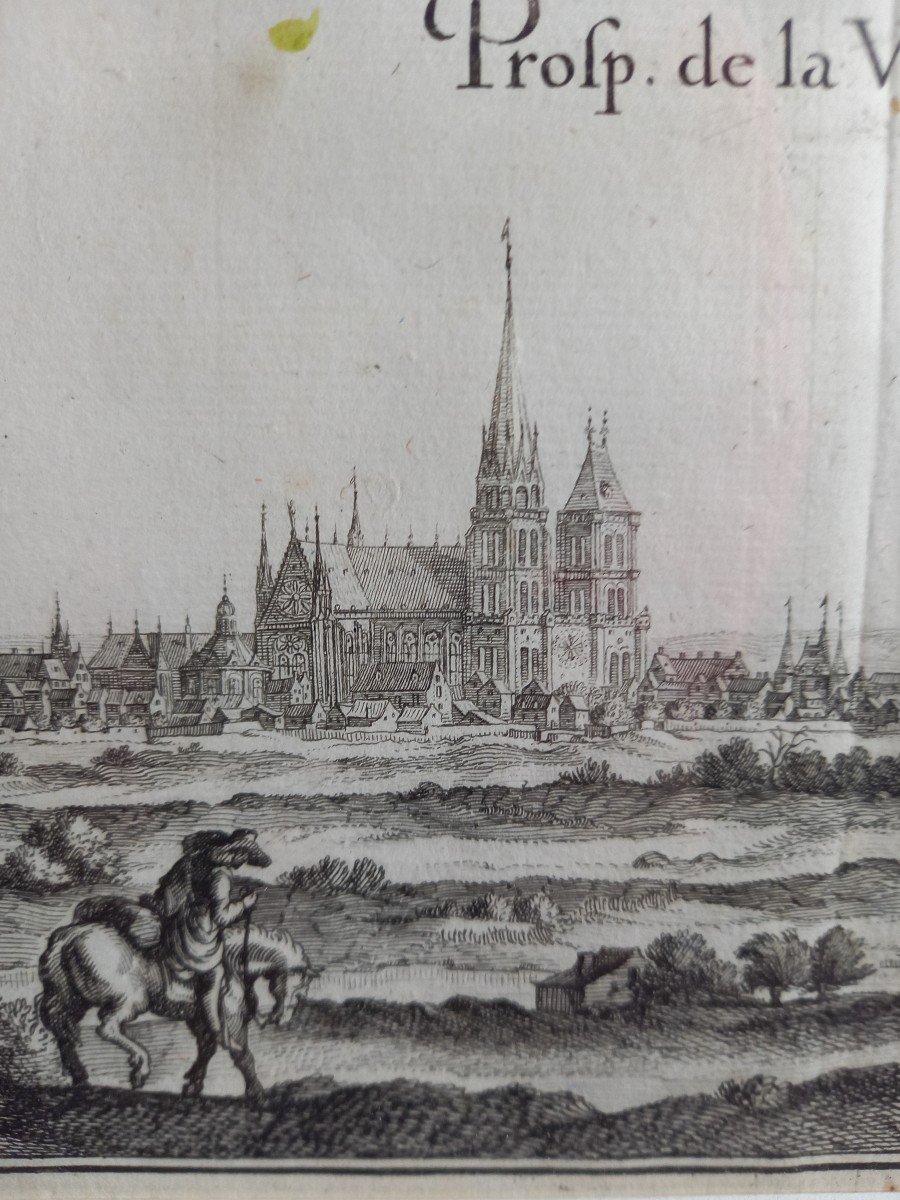 Perspective Of The City Of Saint Denis Par Merian-photo-2