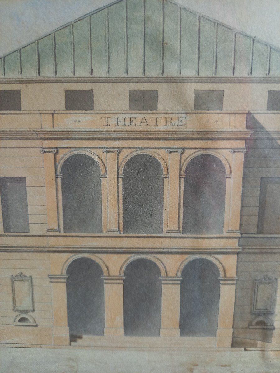 Projet De Théâtre Vers 1850-photo-3