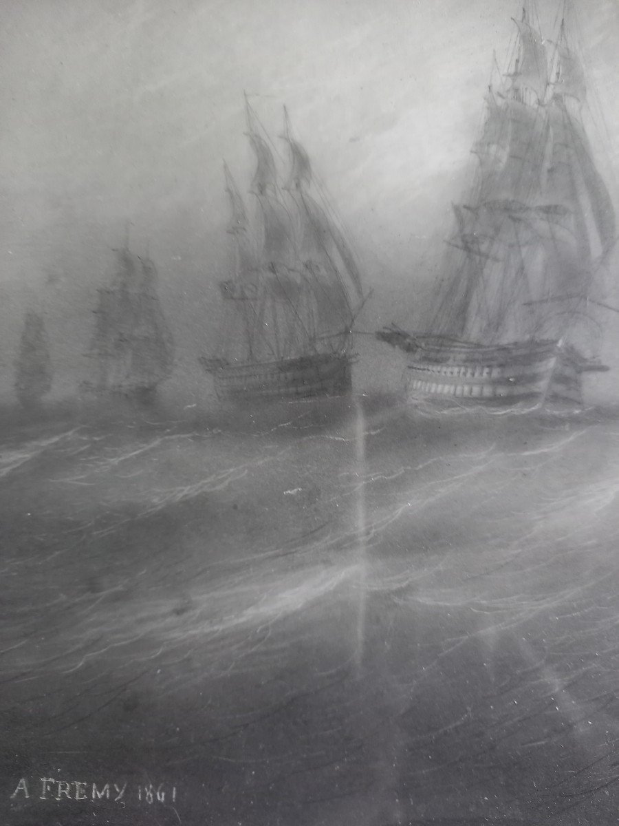 Antoine Fremy: Warships In Rough Seas -photo-2